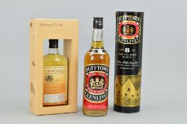 TWO BOTTLES OF SINGLE MALT, to include a bottle of Dufftown Glenlivet Pure Malt Scotch Whisky from