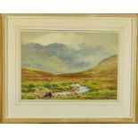 FRANK EGGINGTON (1908-1990), 'Ben Gorm, Connemara', an Irish countryside view, watercolour, signed