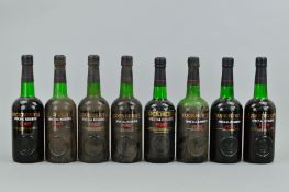 EIGHT BOTTLES OF COCKBURN'S SPECIAL RESERVE PORT, varying fill levels, (seven seals intact) (one