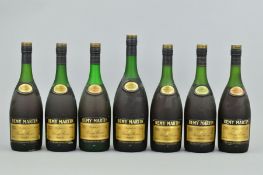SEVEN BOTTLES OF REMY MARTIN COGNAC, six bottles at 40% vol, 68cl, one bottle at 40% vol, 100cl,