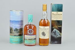 TWO BOTTLES OF EXCEPTIONAL SINGLE MALT, to include a bottle of Talisker Single Malt Scotch Whisky