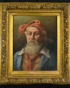 INITIALLED M.H. LATE 19TH CENTURY SCHOOL, Head and shoulder portrait study of a fisherman, pastels