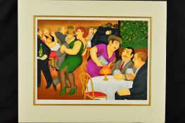 BERYL COOK (1926-2008), 'The Manipulators', drinkers and dancers in a bar, an artists proof print
