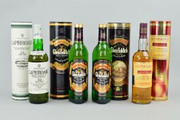 FOUR BOTTLES OF SINGLE MALT, to include a bottle of Glenfiddich Special Old Reserve Pure Single Malt