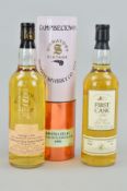 TWO BOTTLES OF COLLECTABLE SINGLE MALT, to include a bottle of Campbeltown Signatory Vintage 1991,