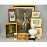 PRINCE ALBERT AND ADMIRAL HORATIO LORD NELSON INTEREST, a collection of ceramics, treen and prints