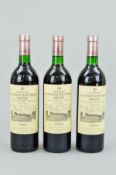 THREE BOTTLES OF CHATEAU LA MISSION HAUT BRION GRAVES CRU CLASSE 1983, a very good vintage from this