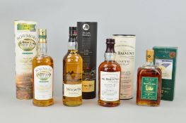 FOUR BOTTLES OF SINGLE MALT, to include a bottle of Bennachie Pure Malt Scotch Whisky, from the