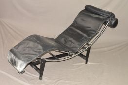 IN THE STYLE OF CASSINA LC4 CHAISE LONGUE BY LE CORBUSIER, PIERRE JEANNERET & CHARLOTTE PERRIAND,