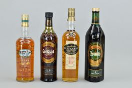 FOUR BOTTLES OF SINGLE MALT, to include a bottle of Glenfiddich 'Solera Reserve' Pure Single Malt