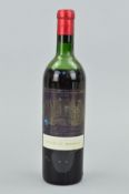 A BOTTLE OF CHATEAU PALMER MARGAUX 1962, fill level lower shoulder, seal intact