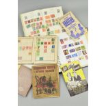 FOUR ALBUMS AND A STOCKBOOK OF STAMPS