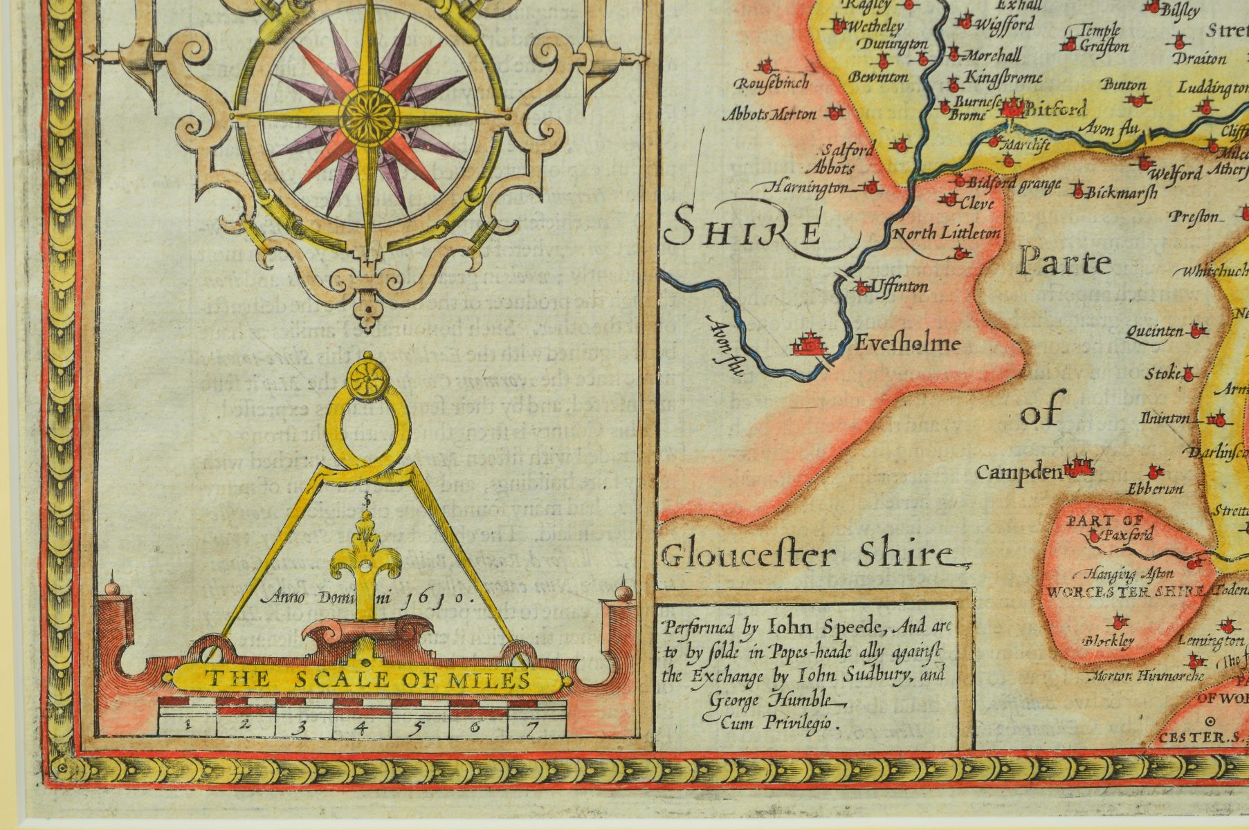 WARWICKSHIRE, SPEEDE (JOHN), 'THE COUNTI OF WARWICK THE SHIRE TOWNE AND CITIE OF COVENTRE DESCRIBED, - Image 5 of 10