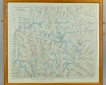 MOUNT EVEREST REGION, a Royal Geographical Society scale 1:100000 colour map, printed by Cook,