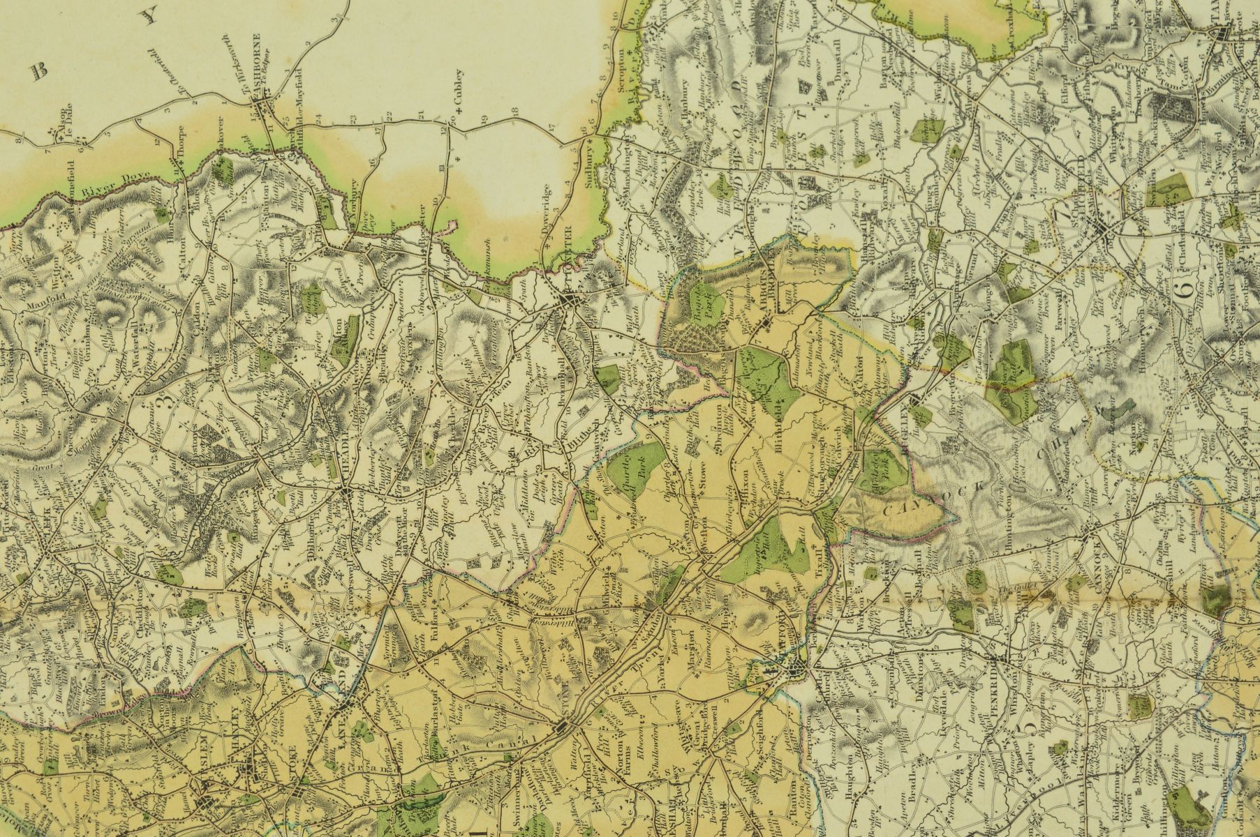 STAFFORDSHIRE, GREENWOOD (C & J), 'A Map of the County of Stafford from an Actual Survey Made in the - Image 6 of 6