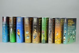 HANDBOOK OF THE BIRDS OF EUROPE, THE MIDDLE EAST AND NORTH AFRICA, nine volume set, all in dust