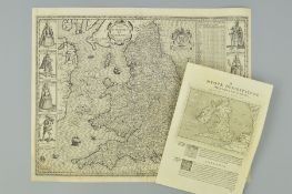ENGLAND, SAXTON (CHRISTOPHER) & SPEED (JOHN), 'THE KINGDOME OF ENGLAND', engraved map, uncoloured,