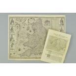 ENGLAND, SAXTON (CHRISTOPHER) & SPEED (JOHN), 'THE KINGDOME OF ENGLAND', engraved map, uncoloured,