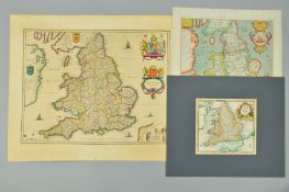ENGLAND & WALES, HOLE (WILLIAM), 'ENGLALOND ANGLIA ANGLOSAXONUM HEPTARCHIA', early 17th Century