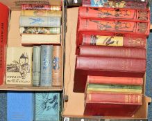 CHUMS & BOYS OWN BOUND VOLUMES, together with Edwardian children's books (two boxes)