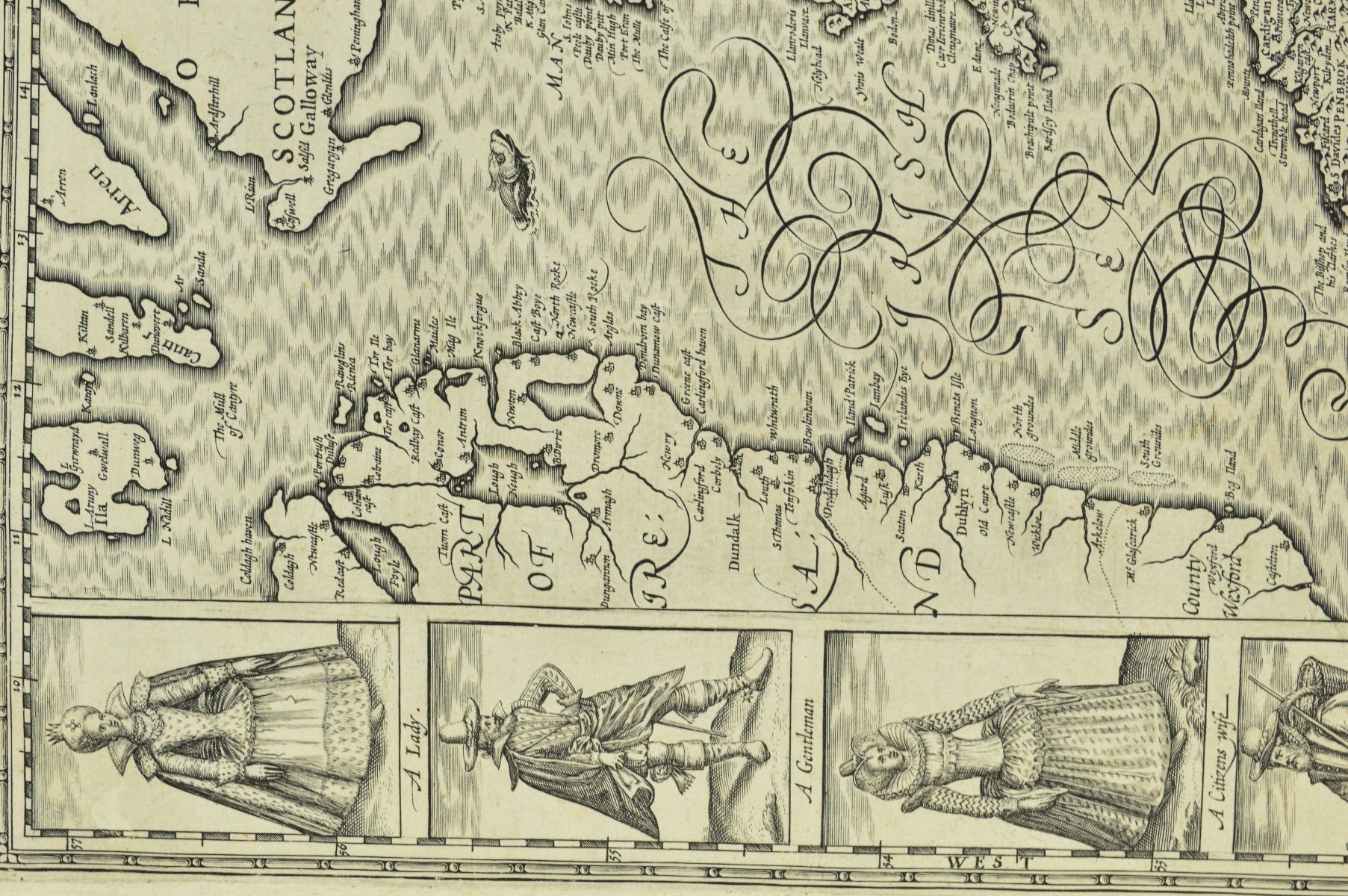 ENGLAND, SAXTON (CHRISTOPHER) & SPEED (JOHN), 'THE KINGDOME OF ENGLAND', engraved map, uncoloured, - Image 10 of 14