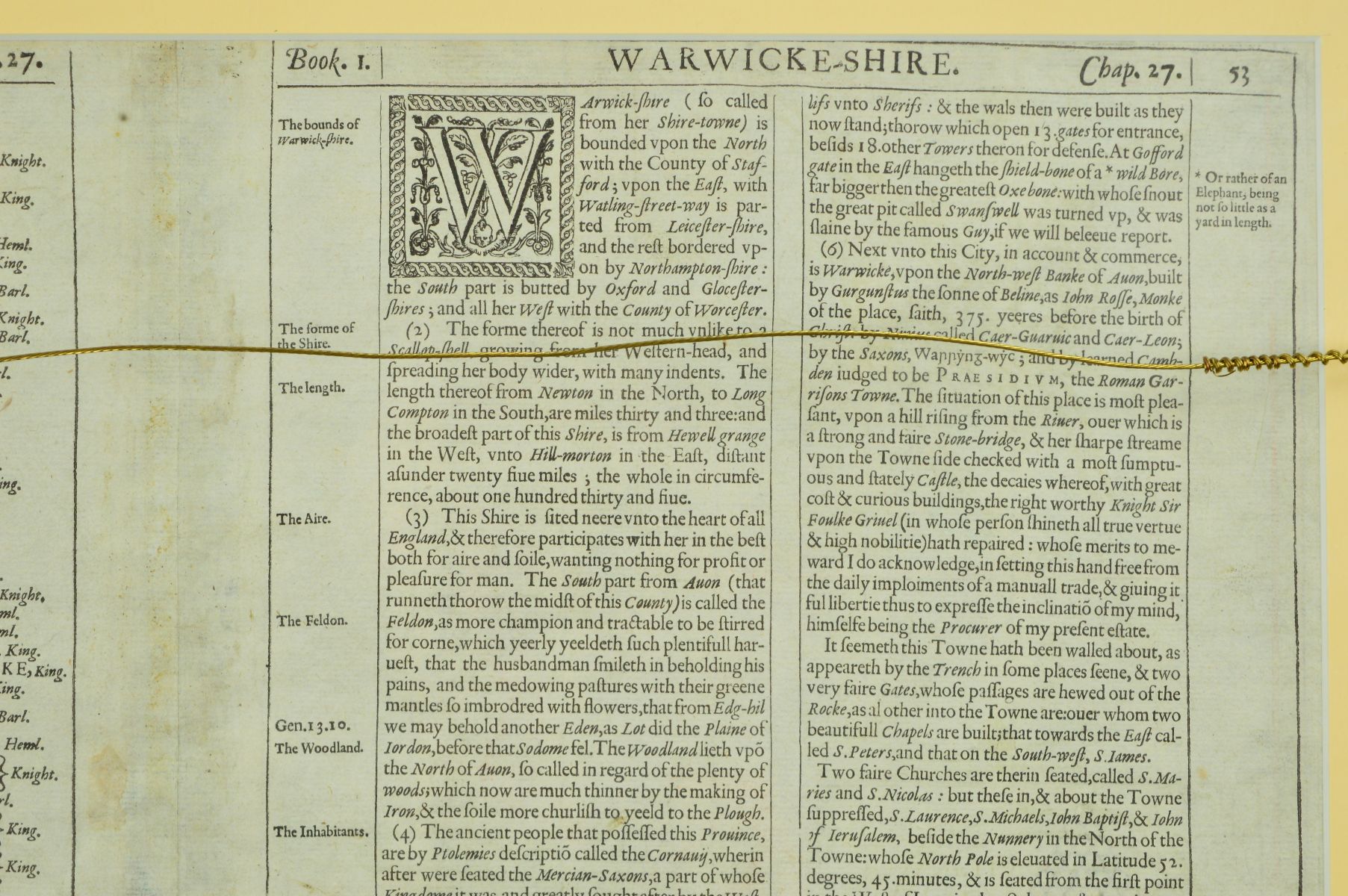 WARWICKSHIRE, SPEEDE (JOHN), 'THE COUNTI OF WARWICK THE SHIRE TOWNE AND CITIE OF COVENTRE DESCRIBED, - Image 10 of 10