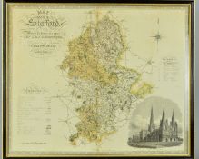 STAFFORDSHIRE, GREENWOOD (C & J), 'A Map of the County of Stafford from an Actual Survey Made in the