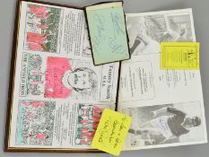AN AUTOGRAPH BOOK, various signatures to include all four Beatles on a single page (provenance