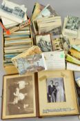 A LARGE COLLECTION OF OLD AND MODERN POSTCARDS, dating from the late Edwardian era to the latter