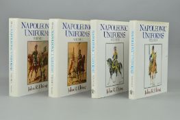 ELTING, COL. JOHN.R, 'Napoleonic Uniforms', four volume set, volumes I and II, published by