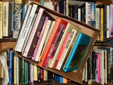 FIVE BOXES OF BOOKS RELATING MOSTLY TO ART