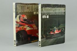 AUTOCOURSE ANNUALS, 1977-78 and 1979-80, in dust jackets (2)