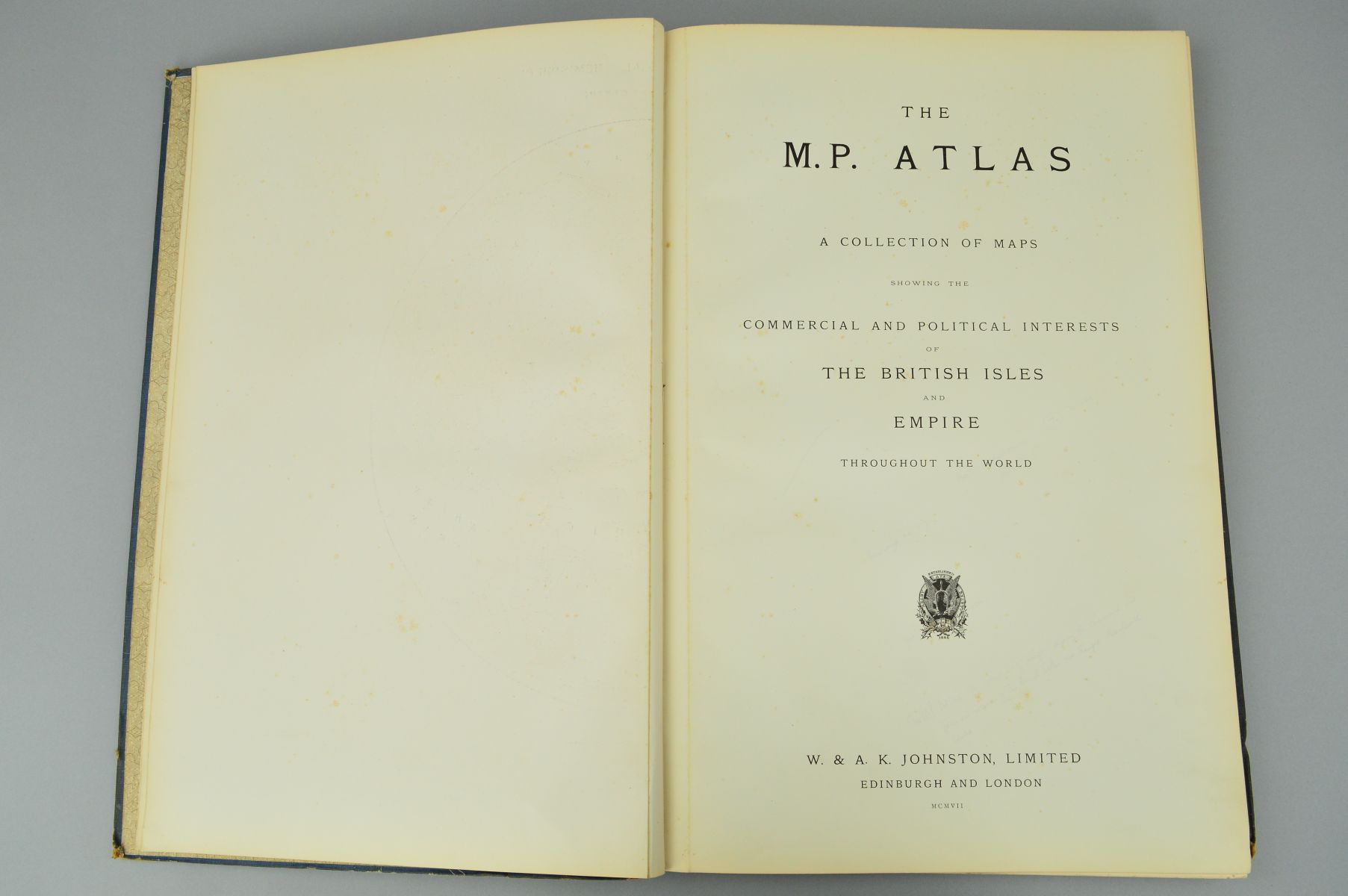 THE M.P. ATLAS, a collection of maps showing the Commercial and Political Interests of The British - Image 2 of 4