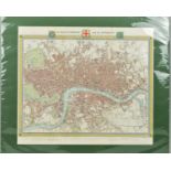 WALKER (JOHN & CHARLES) 'A PLAN OF LONDON AND ITS ENVIRONS', from Lewis' 'Topographical