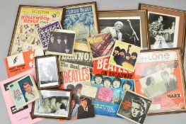 A COLLECTION OF 'POP' AND HOLLYWOOD MEMORABILIA, mainly from the 1960's, to include signed