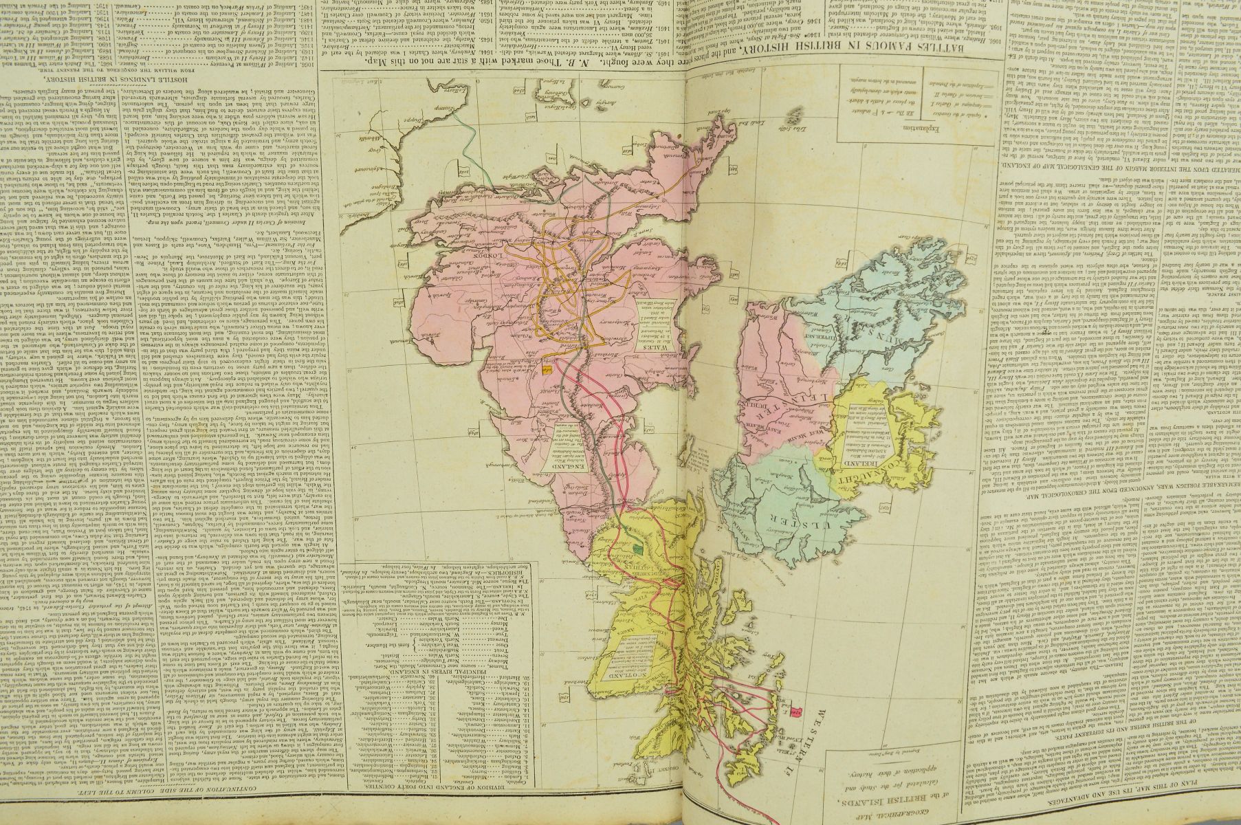 'LE SAGE'S HISTORICAL, GENEALOGICAL, CHRONOLOGICAL AND GEOGRAPHICAL ATLAS, 1st Edition, pub Gold & - Image 4 of 5