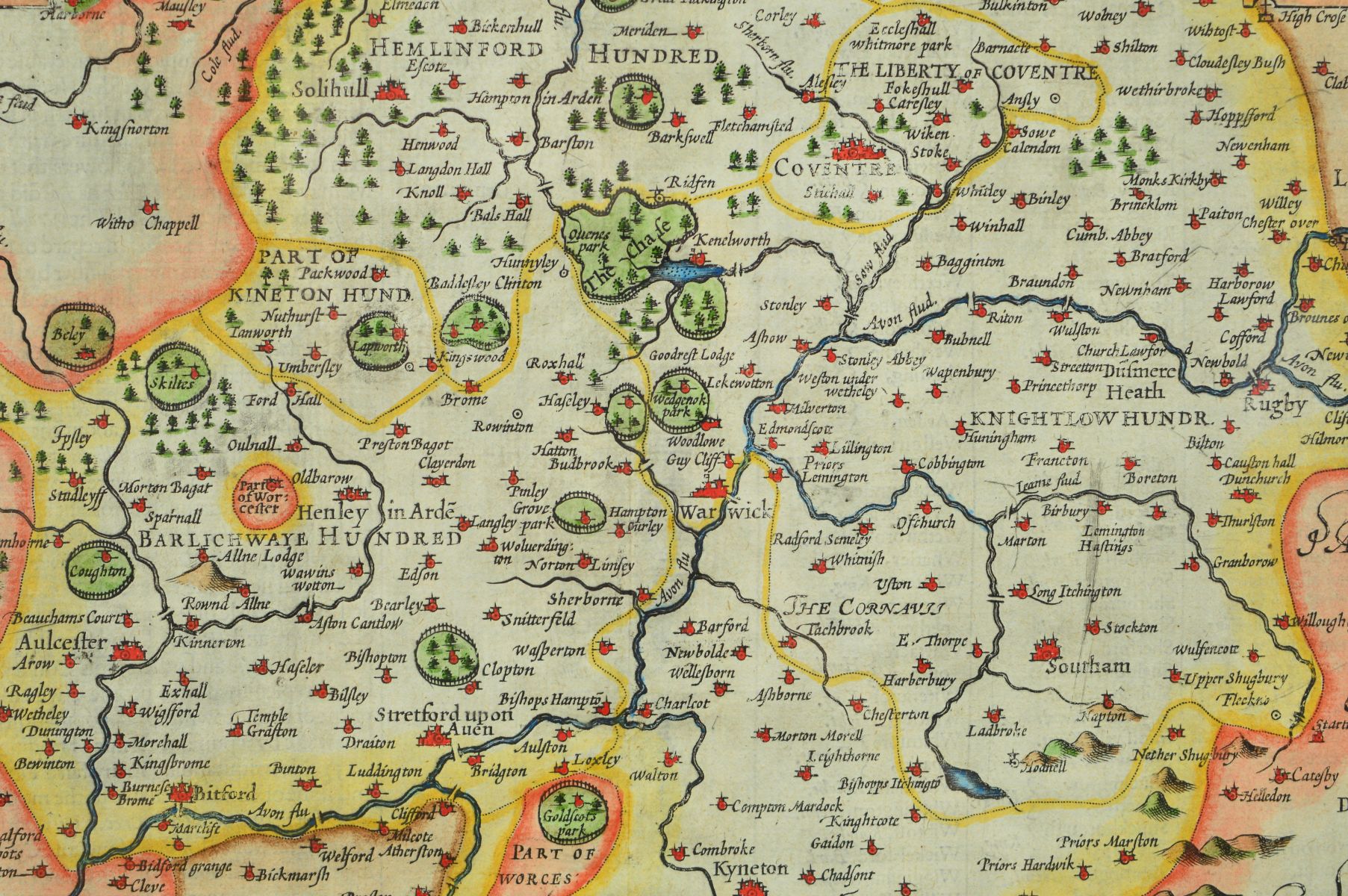 WARWICKSHIRE, SPEEDE (JOHN), 'THE COUNTI OF WARWICK THE SHIRE TOWNE AND CITIE OF COVENTRE DESCRIBED, - Image 8 of 10