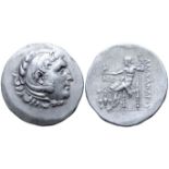 "Aeolis, Temnos AR Tetradrachm. Circa 188-170 BC. In the name and types of Alexander III of Macedon.