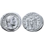 "Maximinus I AR Denarius. Rome, AD 237. MAXIMINVS PIVS AVG GERM, laureate, draped and cuirassed bust