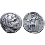 "Kingdom of Macedon, Kassander AR Tetradrachm. In the name and types of Alexander III. Amphipolis,