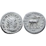 "Philip I AR Antoninianus. Rome, AD 248. Commemorating the 1000th Anniversary of the founding of
