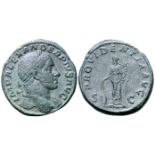 "Severus Alexander Æ Sestertius. Rome, AD 232. IMP ALEXANDER PIVS AVG, laureate bust right, with