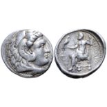 "Kingdom of Macedon, Demetrios I Poliorketes AR Tetradrachm. In the name and types of Alexander III.