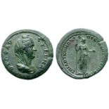 Diva Faustina I (wife of A. Pius) Æ32 of Perinthus, Thrace. Circa AD 139-144. ?EA ?AVCTEINA,