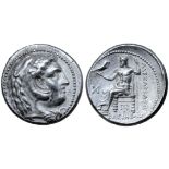 Kingdom of Macedon, Alexander III 'the Great' AR Tetradrachm. Susa, circa 324/3 BC. Head of Herakles