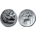 Kingdom of Macedon, Alexander III 'the Great' AR Tetradrachm. Susa, circa 316-311 BC. Head of