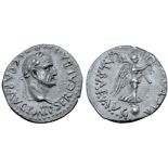 Galba AR Quinarius. Lugdunum, AD 68-69. SER GALBA IMP CAESAR AVG P M T P, laureate head right /