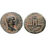 Caracalla Æ33 of Paphos, Cyprus. AD 193-211. ? ?????????C ?V??VC??C, laureate head