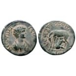Geta, as Caesar, Æ Tetrassarion of Heracleopolis (as Sebastopolis), Pontus. Dated CY 208 = 205/6 AD.