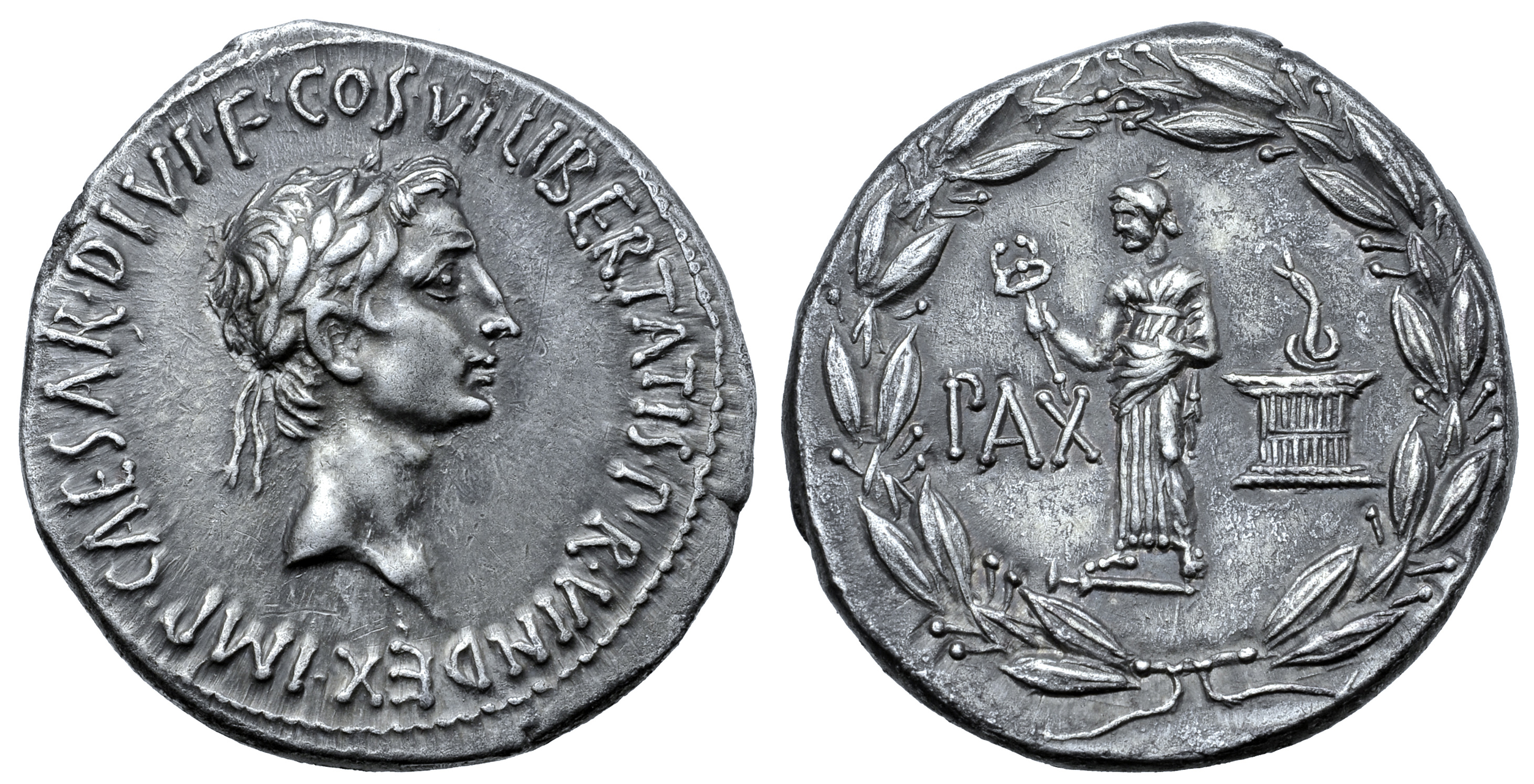 Augustus AR Cistophoric Tetradrachm of Ephesus, Ionia. Circa 28-20 BC. IMP•CAESAR•DIVI•F•COS•VI•